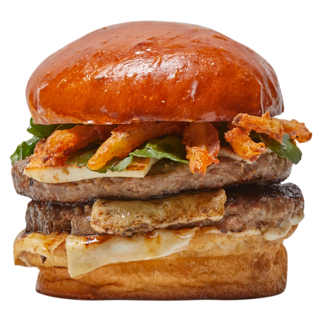 DOUBLE WHITE CHEESE BURGER